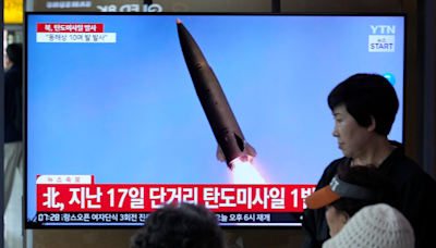 North Korea fires missile barrage off eastern coast following failed satellite launch
