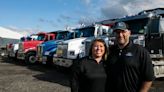 Aces of Trades: Callen Trucking owners Katie and Corey Allen say they form a good team