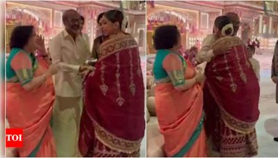 Anant Ambani and Radhika Merchant wedding: Mom-to-be Deepika Padukone greets Rajinikanth and his wife Latha with a warm hug | Hindi Movie News - Times of India
