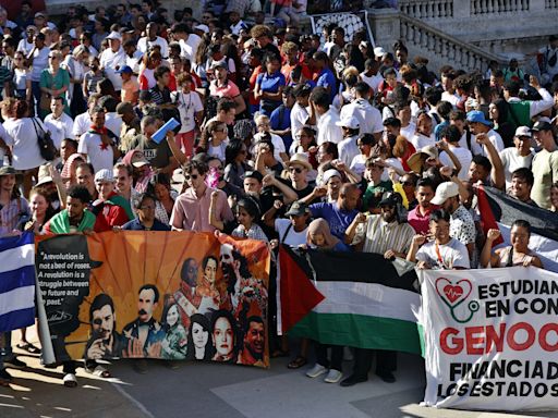 Estudiantes cubanos apoyan a los universitarios de EEUU de las protestas propalestinas