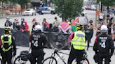 A pro-Palestinian encampment at McGill University in downtown Montreal is being dismantled