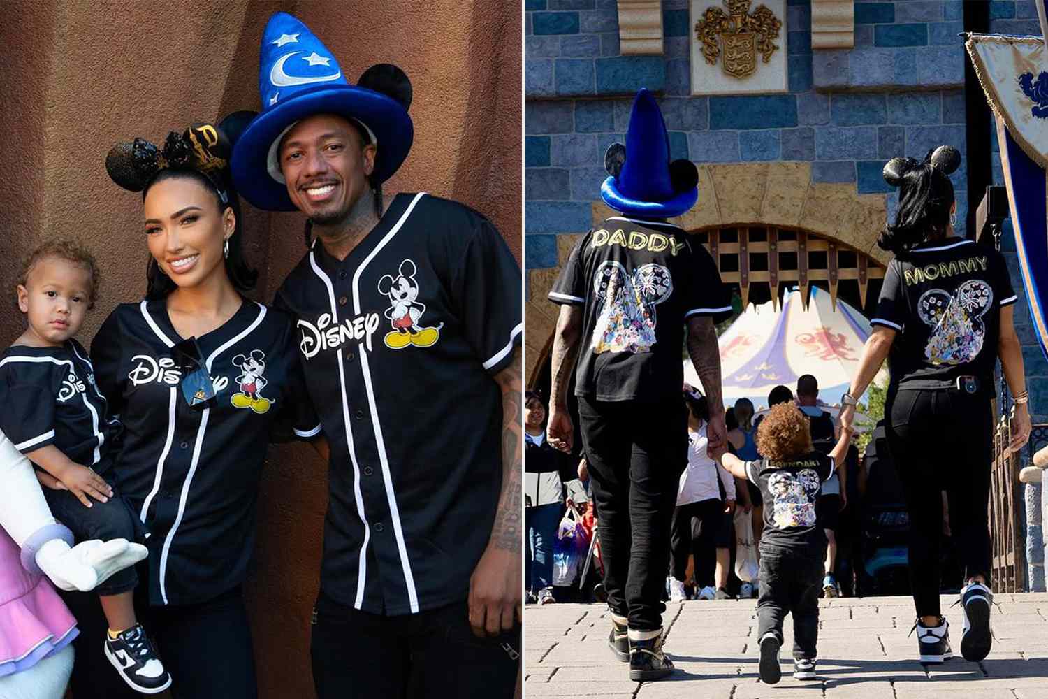 Nick Cannon and Bre Tiesi Spend Disneyland Day in 'Daddy' and 'Mommy' Jerseys with Son Legendary