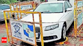 Trainee IAS officer Puja Khedkar's Audi handed over to cops after removing beacon, seized | India News - Times of India