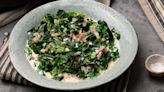 Creamed Collard Greens With Bacon Recipe