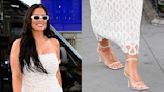 Ashley Graham Goes White Hot in Strappy Bottega Veneta Sandals — Here’s Why Every Celebrity Is Obsessed With This Style...