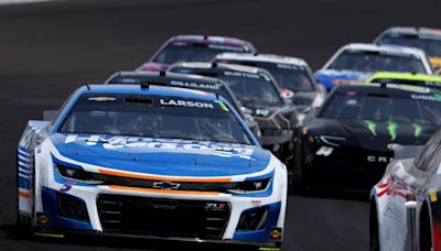 No caution? Kyle Larson gets controversial Brickyard 400 victory in double overtime