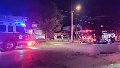 London, Ont. fire crews battle garage fire