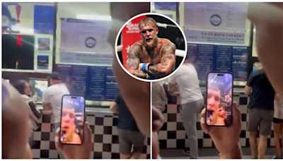 Footage has now emerged of Jake Paul's FaceTime with Alex Pereira straight after call-out