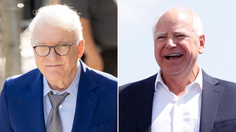 Steve Martin says he declined to play Tim Walz on ‘SNL’ because he’s ‘not an impressionist’