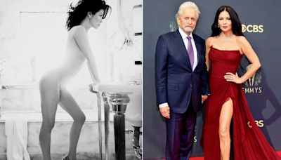 Catherine Zeta-Jones shares picture in her birthday suit