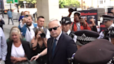 Huw Edwards arrives at court in London