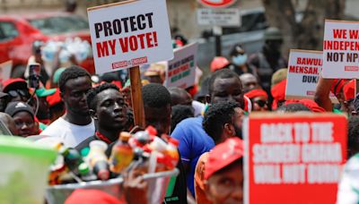 Ghana opposition holds protests against alleged voter roll irregularities