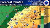 Weather NJ: Heavy rainfall this weekend. Up to four inches around Jersey Shore region