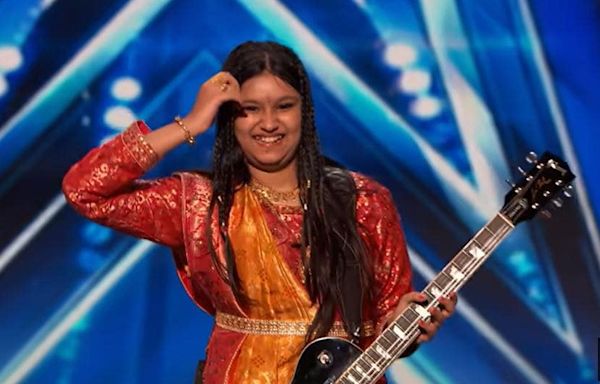 'America's Got Talent' judges caught off guard by 10-year-old girl's heavy metal performance