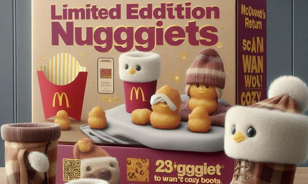 McDonald's Limited Edition Nuggies Return: Scan McNugget QR Code to Win Cozy Boots - EconoTimes