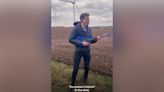 Ed Miliband plays ukulele song about wind turbines