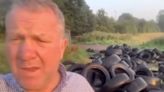 Farmer's amazing revenge after fly-tipper dumped '2.7 tonnes of waste' on land