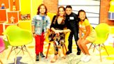 Natalia Denegri y sus niños impactan en MegaTV