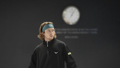 Andrey Rublev is experiencing a real drama