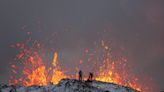 Lava spewing from Iceland volcano threatens power plant