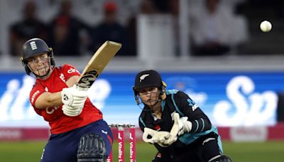 England vs New Zealand: Alice Capsey powers England to tense six-wicket win to clinch T20I series