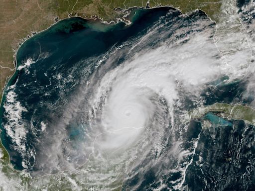 Storm-chasing plane battles major turbulence flying through Hurricane Milton