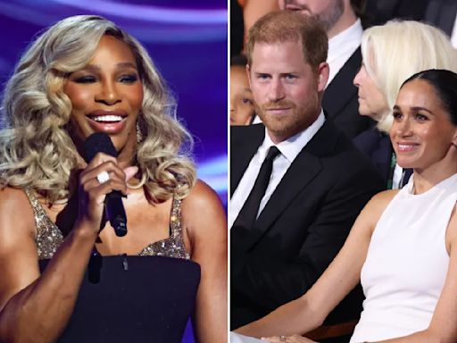 Serena Williams pokes fun at pals Prince Harry, Meghan Markle: ‘You guys are taking up too much oxygen’