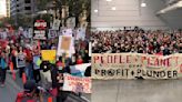 Thousands march through San Francisco to protest APEC