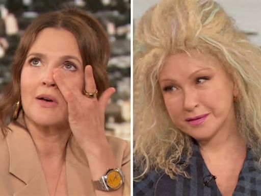 Drew Barrymore Breaks Down In Tears After Welcoming Cyndi Lauper To ‘The Drew Barrymore Show’: “Sorry To Hard-Launch On You, Cyndi”