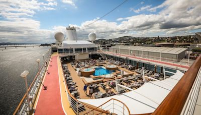 Pictures on board latest cruise ship in Dundee with 8 bars and room for nearly 700 passengers