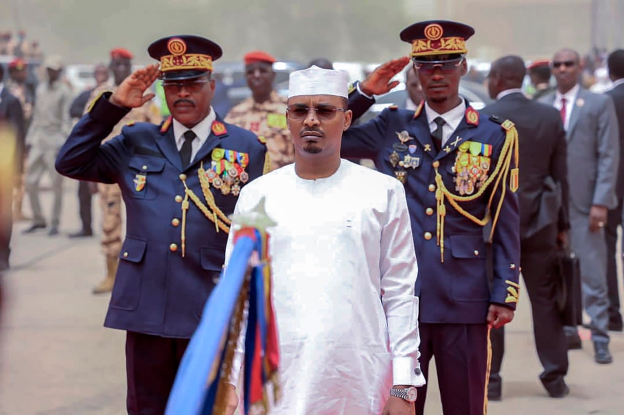 Chad swears in president after disputed election, ending years of military rule