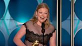 Sarah Snook Gets a Brotherly Peck from Kieran Culkin After Golden Globes Win, Says “Succession” 'Changed My Life'