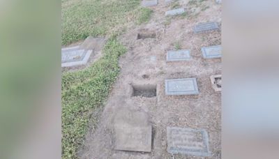 Family devastated after vandals destroy gravesites at San Bernardino cemetery