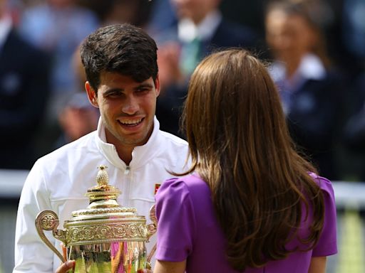 Wimbledon men's singles champion Carlos Alcaraz