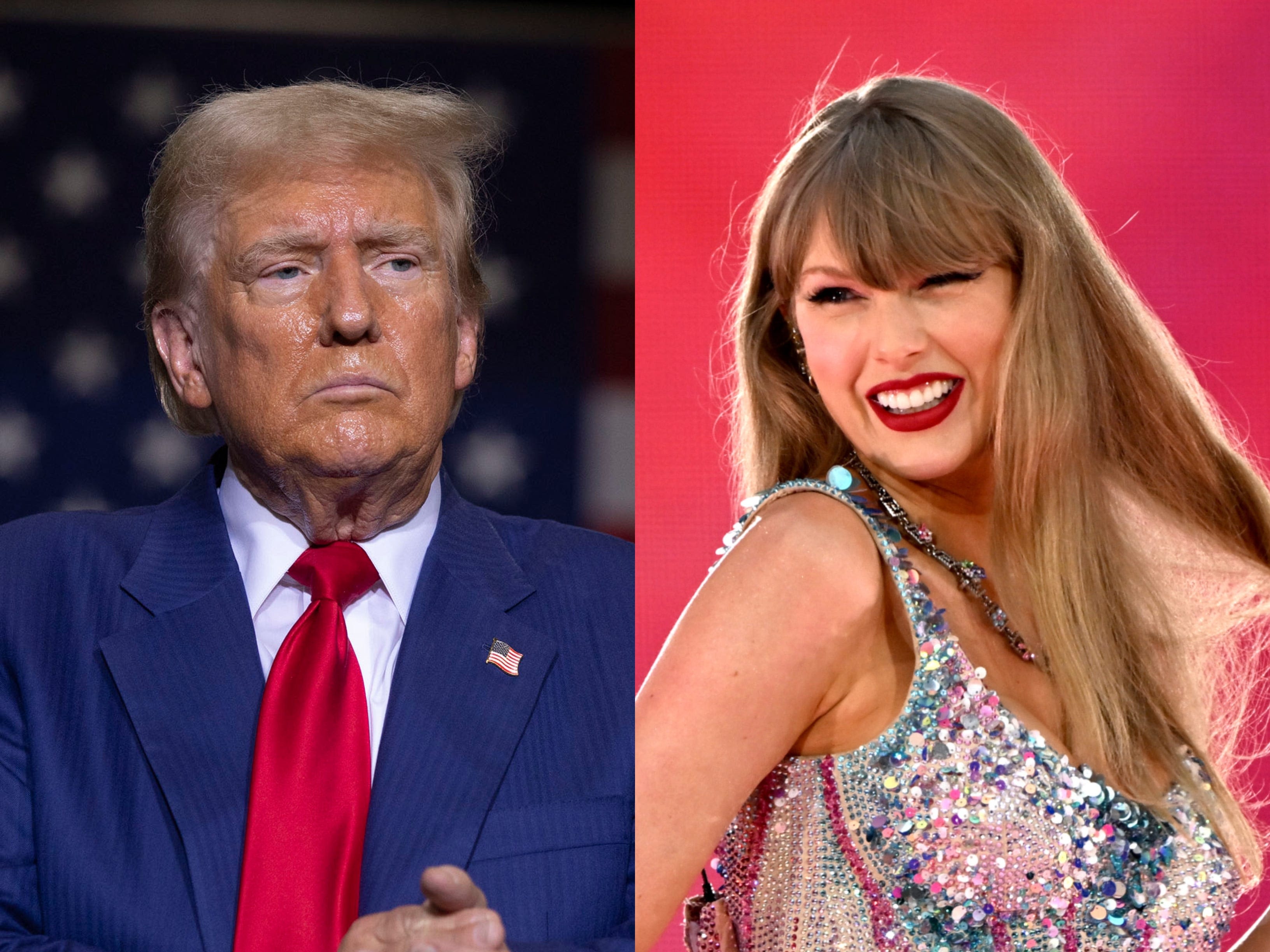 Taylor Swift endorsed Kamala Harris for president. Donald Trump can't shake it off.