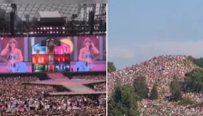 To catch a glimpse of Taylor Swift concert, fans swarm Munich Hill - CNBC TV18