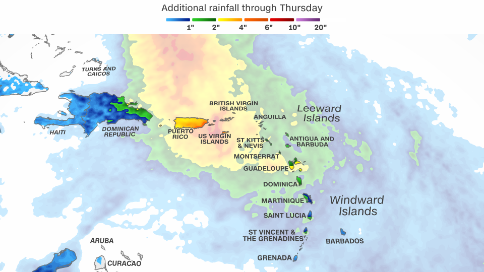 Ernesto is strengthening as it plows through Caribbean islands. Here’s where it could go next and how strong it could get.