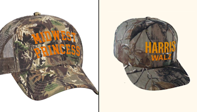 Kamala Harris and Tim Walz casually knockoff Chappel Roan's Midwest Princess hat