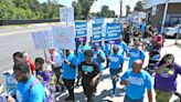 ‘Poverty doesn’t fly.’ Charlotte airport workers rally for better pay and benefits