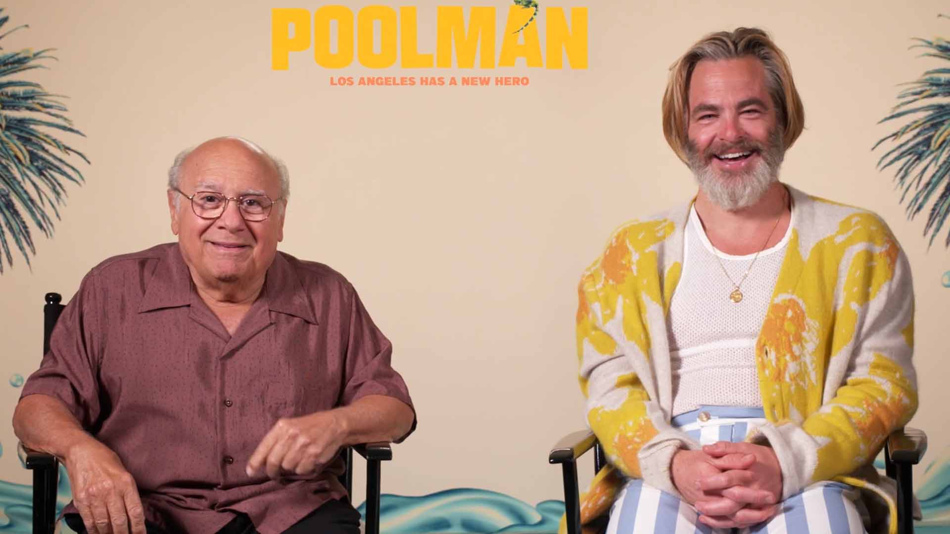 Chris Pine Reveals His ‘Poolman’ Wardrobe Is ‘A Lot’ Of His ‘Own Clothes’ | Access