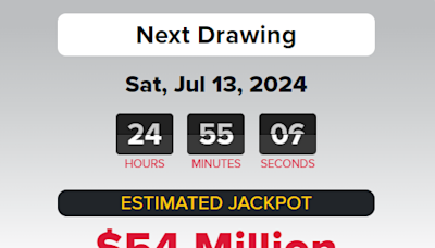 Powerball jackpot at $54 million for Saturday, July 12, 2024 lottery drawing. How to play