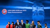 Britain-Ireland to host soccer's 2028 European Championship. Italy-Turkey to stage Euro 2032