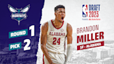 Charlotte Hornets select Brandon Miller No. 2 overall in the 2023 NBA draft