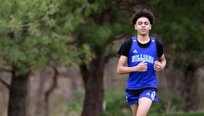 Williams School sophomore Jadiel Thomas is competing as a one-man track team