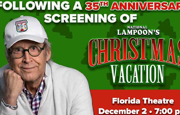Chevy Chase to appear at Florida Theatre for National Lampoon’s Christmas Vacation screening Dec. 2