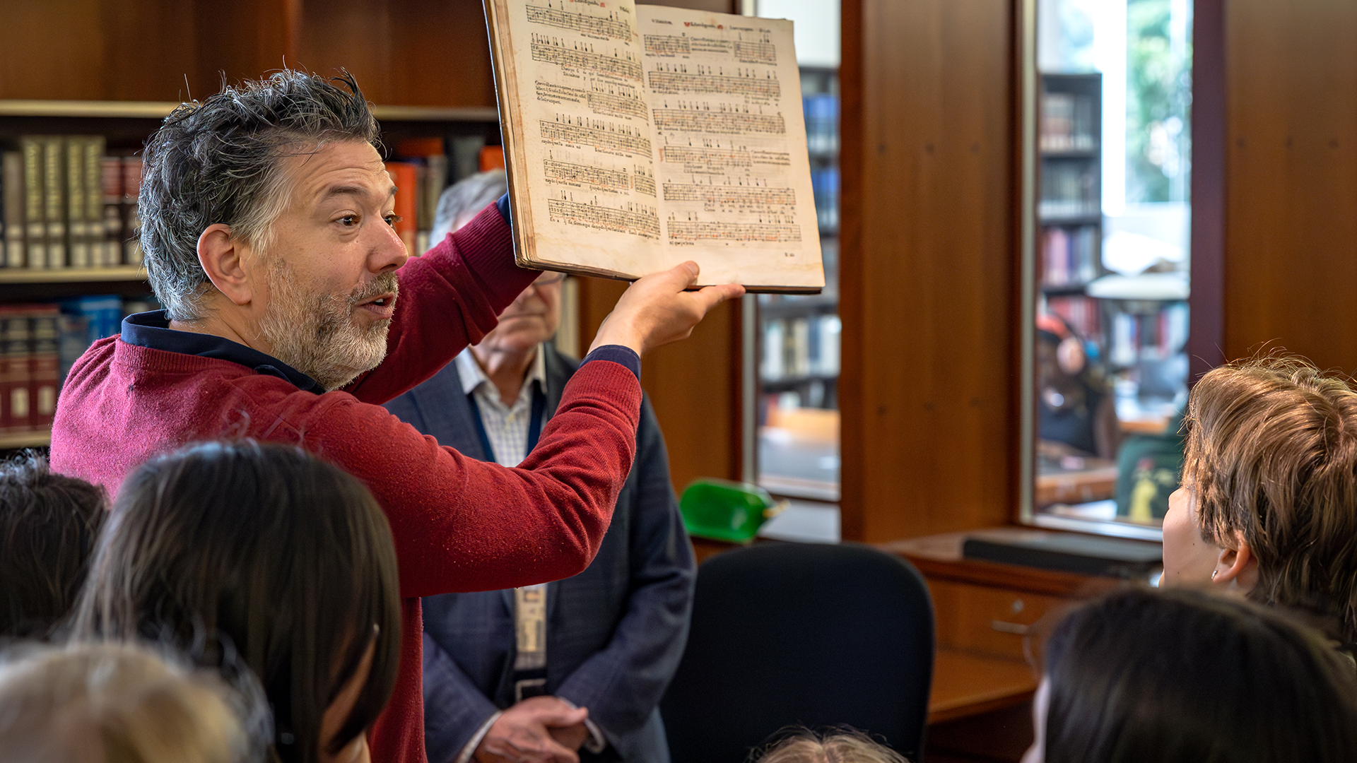 Middle school students explore musical treasures from special Berkeley collections