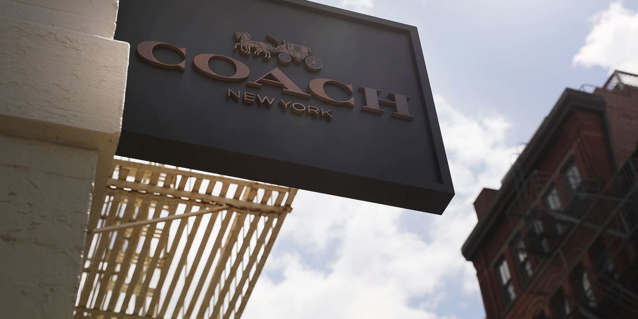 Coach, Kate Spade parent’s stock bounces back, as profit beat offsets sales miss