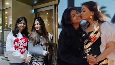 Aishwarya Rai Bachchan kisses daughter Aaradhya in latest video from Cannes Film Festival - Times of India