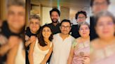 Aamir Khan-Reena Dutta, Jaideep Ahlawat And Junaid Khan At Maharaj Success Party