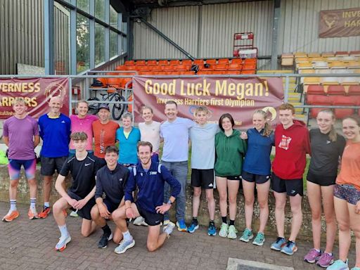 Olympic hopeful given special send off by Inverness Harriers athletes